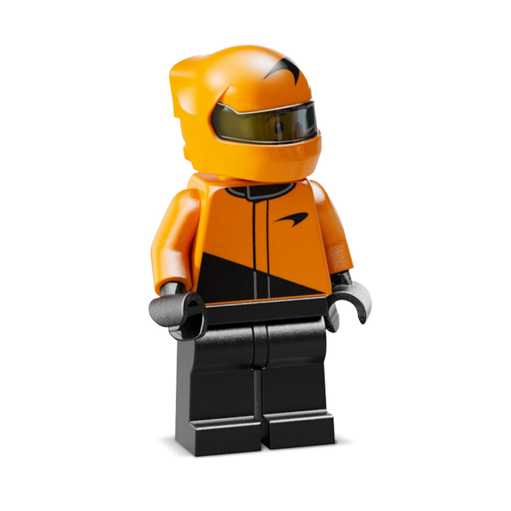 LEGO Speed Champions McLaren F1 Team MCL38 Race Car Toy with Collectible Driver Minifigure - Building Set for 10+