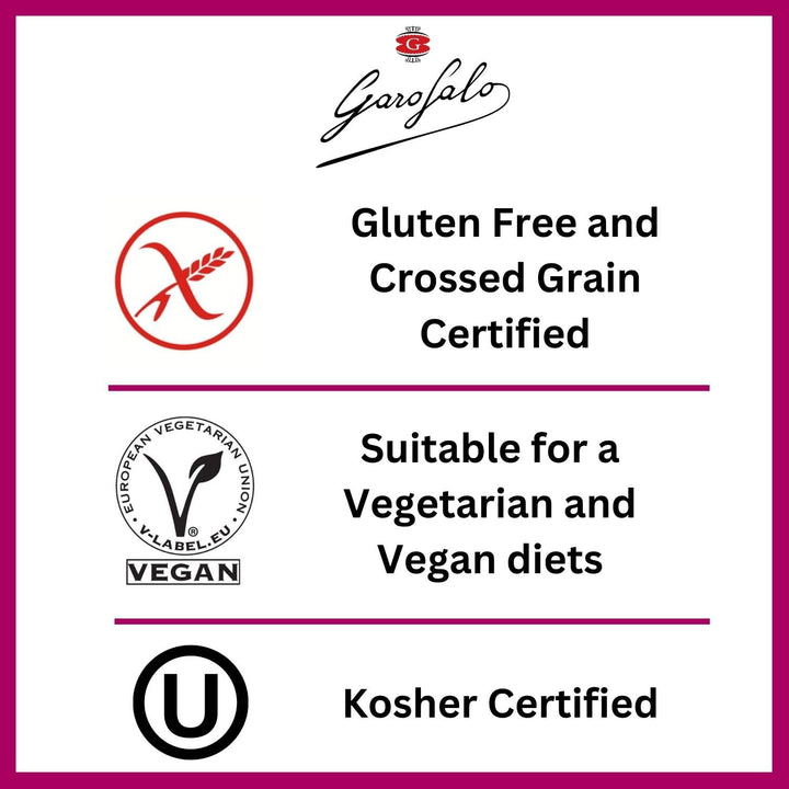 Garofalo Gluten Free Linguine Italian Dried Pasta, 400g - Coeliac & Vegan Friendly