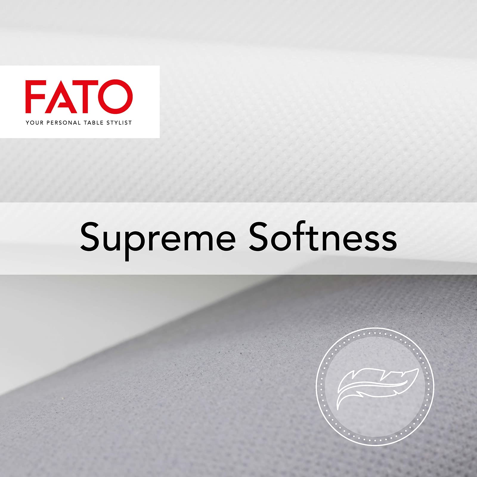 Fato Forest Green 38x38 cm 2-Ply Disposable Paper Napkins, Pack of 40, FSC Certified 9