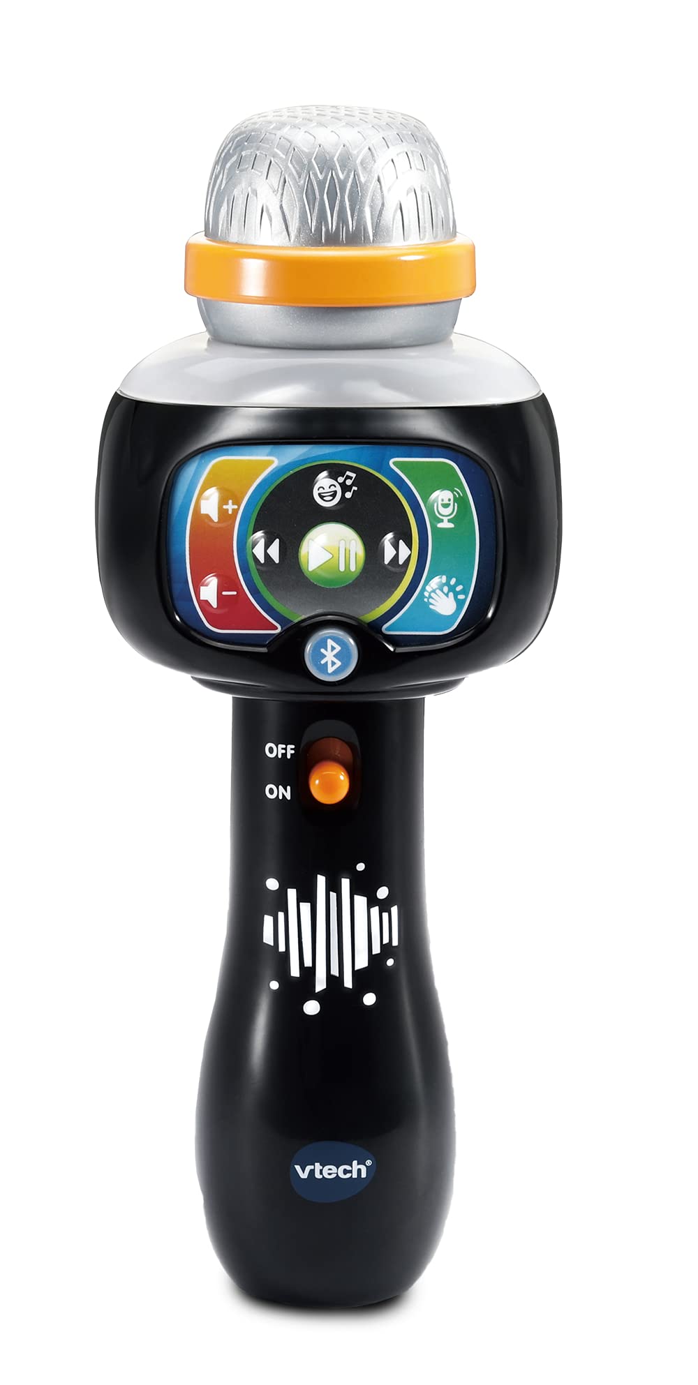 VTech Singing Sounds Microphone - Bluetooth Connectivity, 15 Songs, Voice Changer | Ages 2-4+
