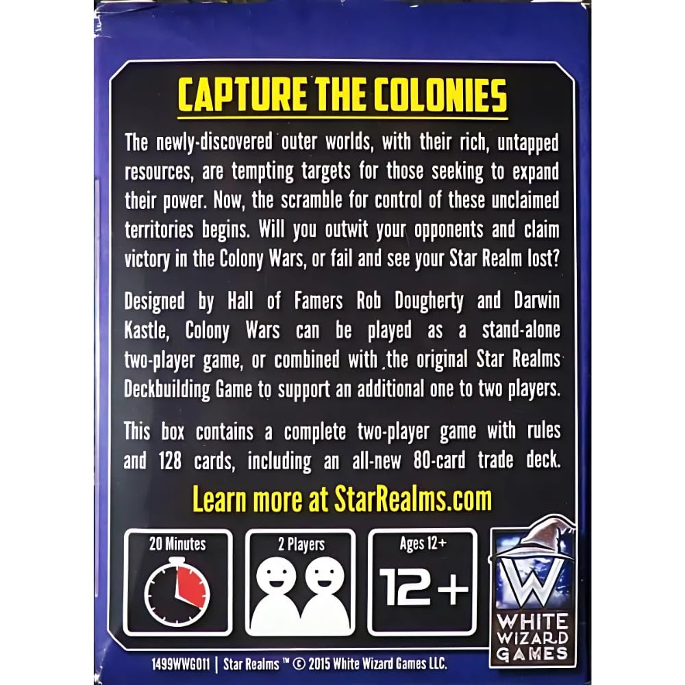 White Wizard Games Star Realms: Colony Wars Kartenspiel 10