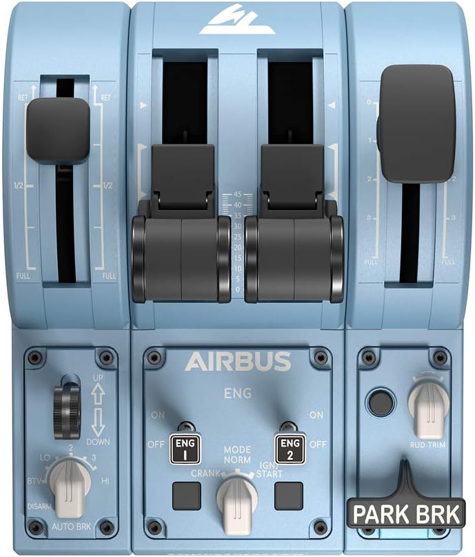 Thrustmaster TCA Quadrant Add-On Airbus Edition - Flight Control Module for PC