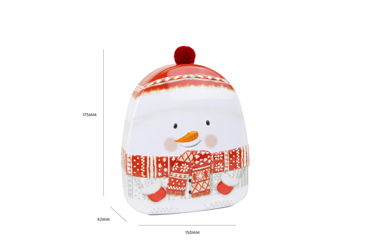 The Silver Crane Co. - Snowman Gift Set Christmas Biscuits Tin