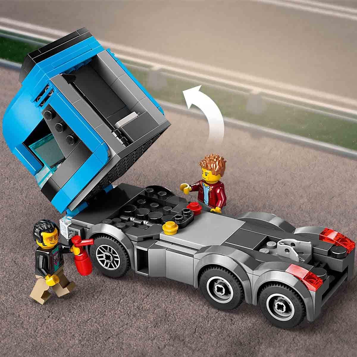 LEGO City Car Transporter Truck with Sports Cars - 998-Piece Building Set for Ages 7+ 3