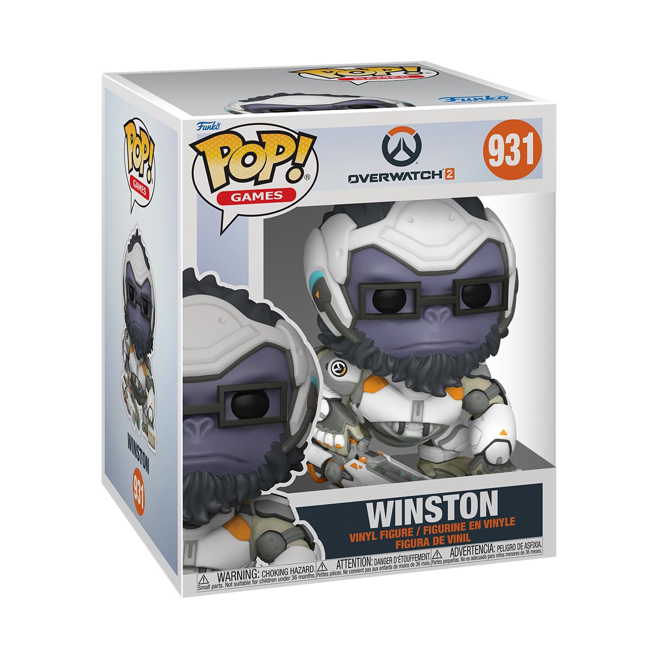 Funko Pop! Super: Overwatch 2 - Winston Vinyl Figure (59190) 9