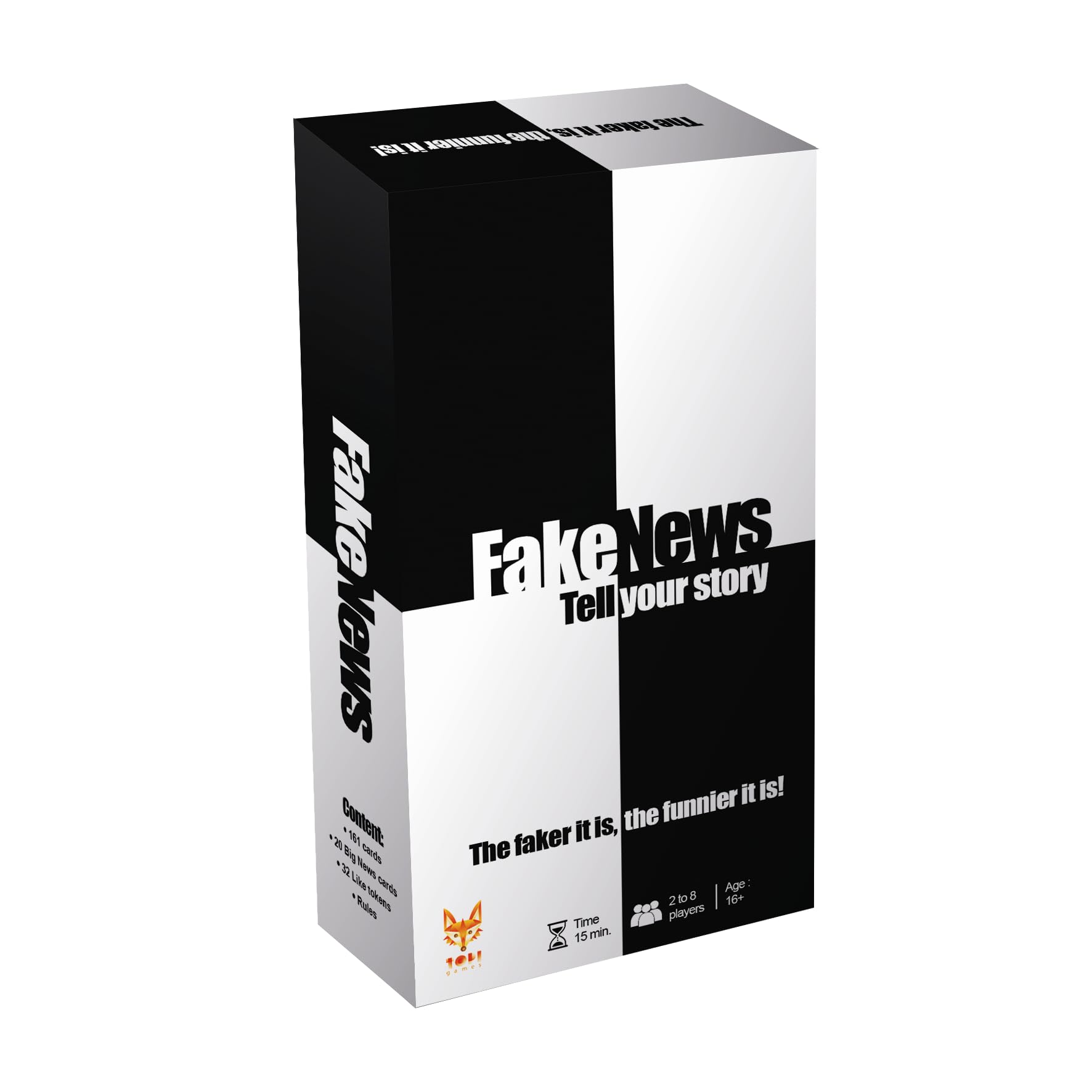Topi Games Fake News Party Card Game - Creative Storytelling, Bluffing, Ages 16+ 1