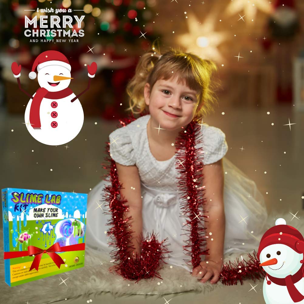 Desire Deluxe Slime Making Kit - Neon DIY Science Lab for Kids Ages 3+ 6