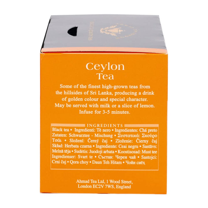 Ahmad Tea Ceylon Black Tea | 20 Individually Foil-Wrapped Teabags