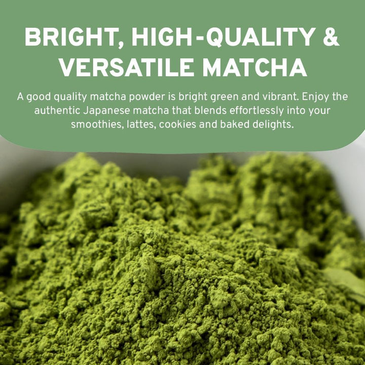 HANDPICK Japanese Matcha Green Tea Powder (100g) - Culinary Grade, Non-GMO, Resealable Packaging