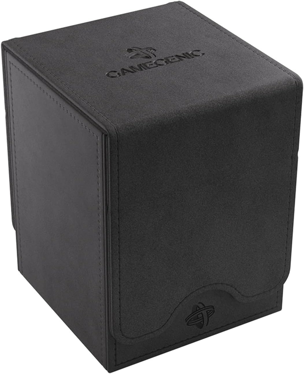Gamegenic UNIT Squire 100+ XL Card Box - Black | Holds 100 Double-Sleeved Cards