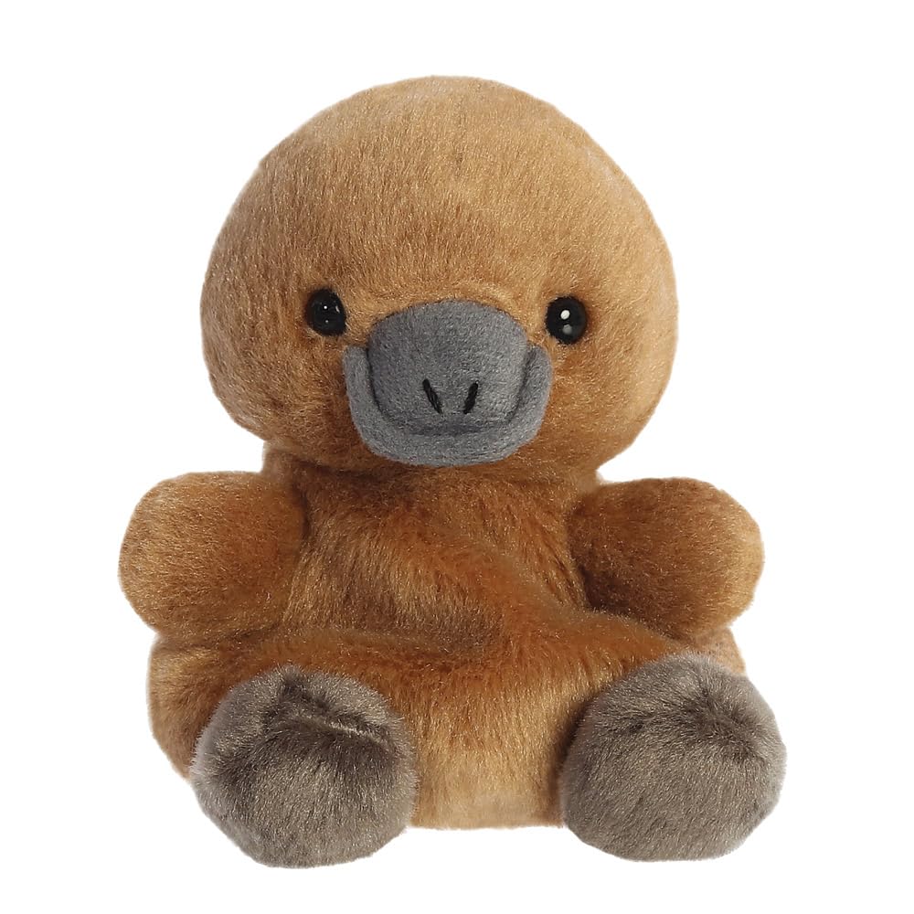AURORA Palm Pals Patty Platypus Soft Toy | 13cm | Suitable from Birth | Brown