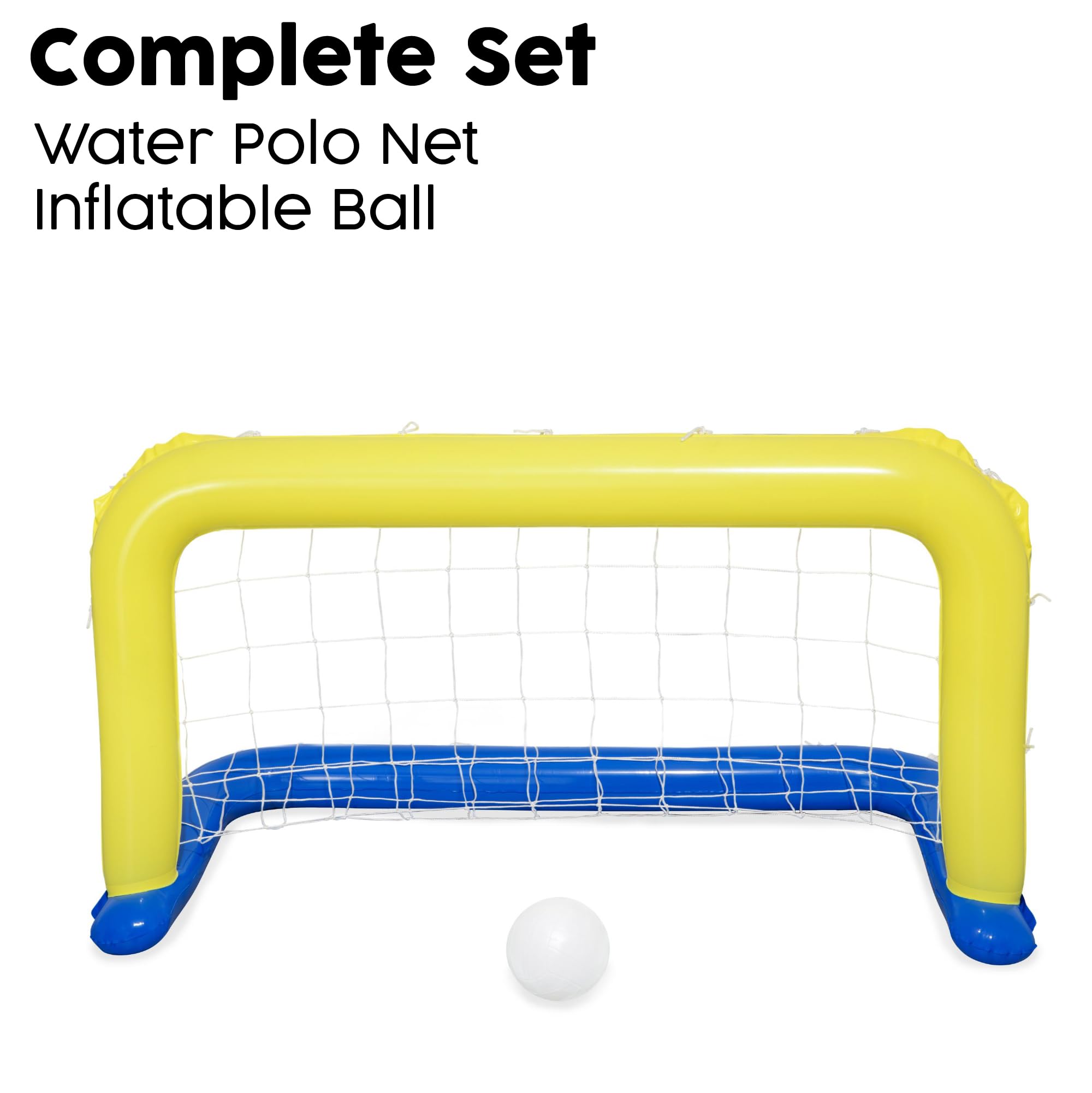 Bestway Water Polo Swimming Set - Inflatable Pool Game for Kids & Adults | 1.42m x 76cm 4