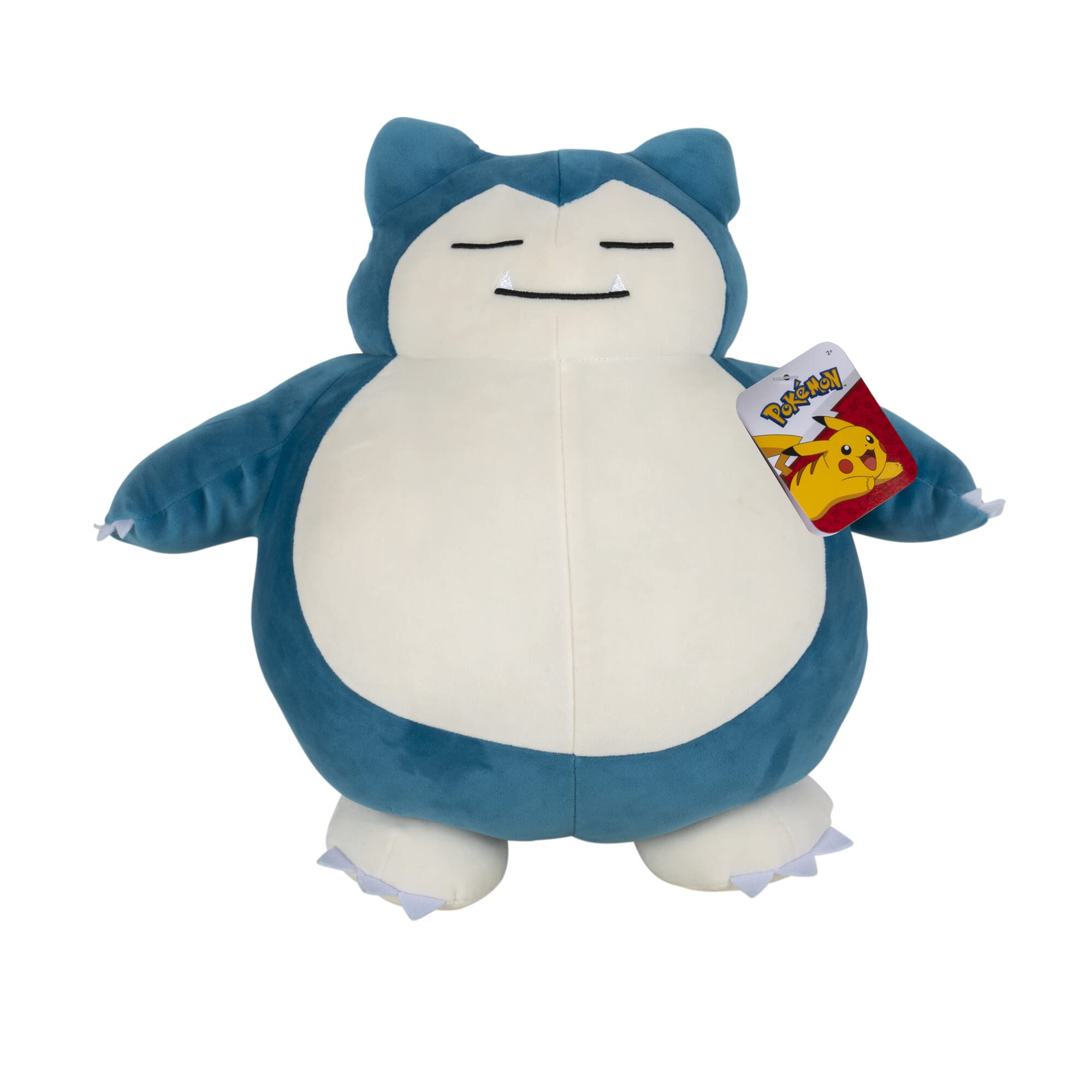 Jazwares Pokémon Snorlax Sleeping Plush - 18-Inch Premium Polyester Stuffed Toy for Unisex Children Ages 3+ 2
