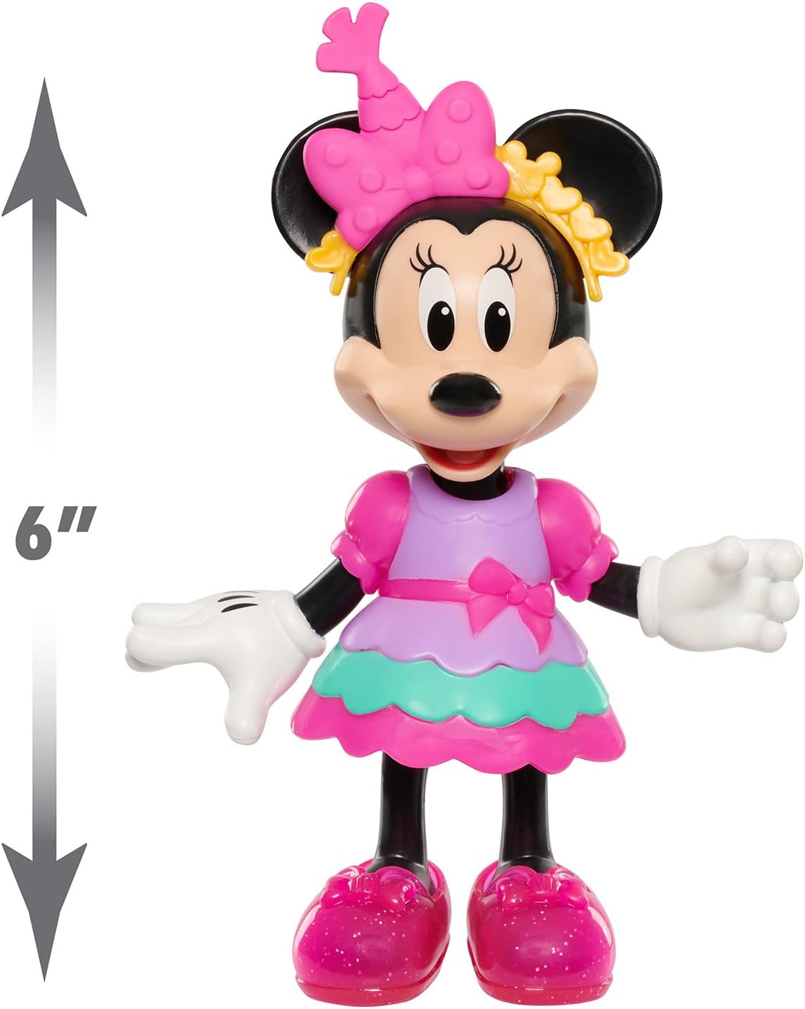 Disney Junior Minnie Mouse Fabulous Fashion Doll - Sweet Party Playset for Ages 3+ 2