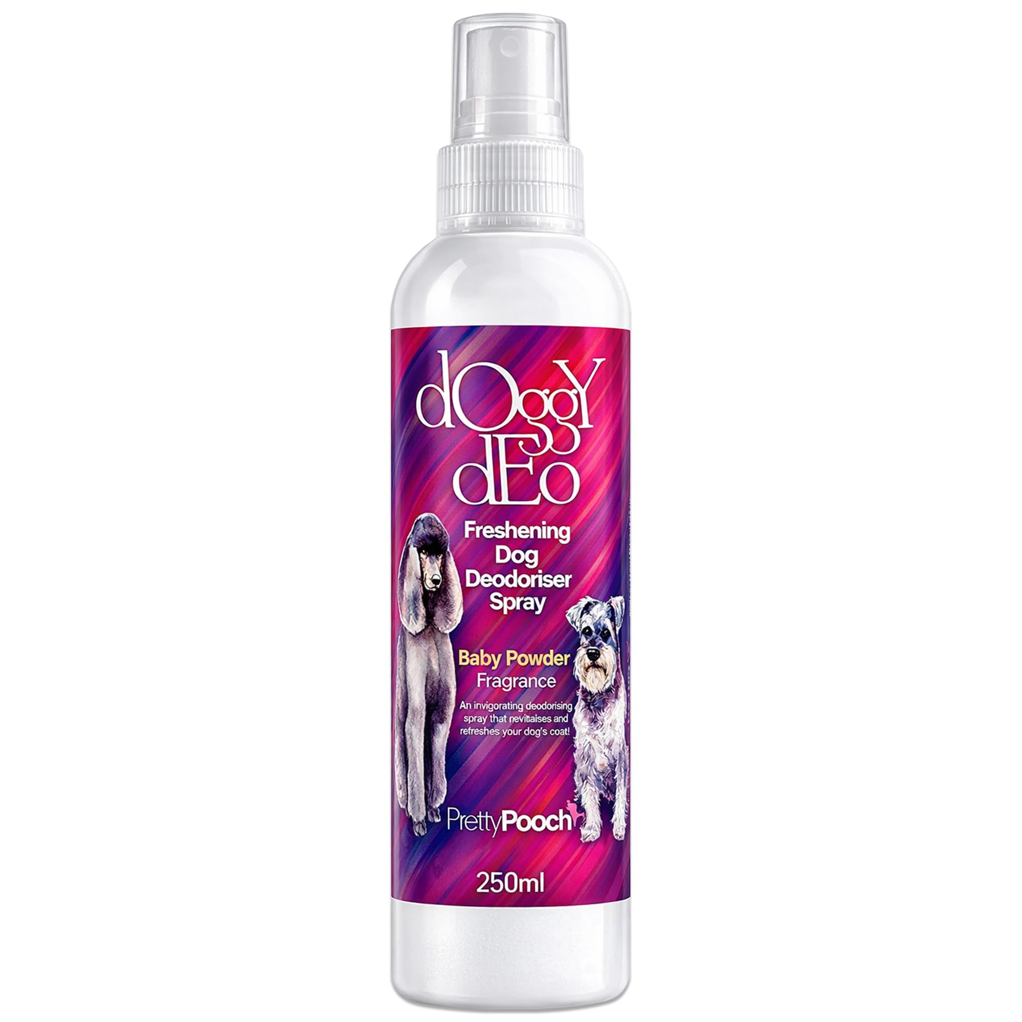 Pretty Pooch Dog Deodoriser Spray - Baby Powder Fragrance | 250ml 8