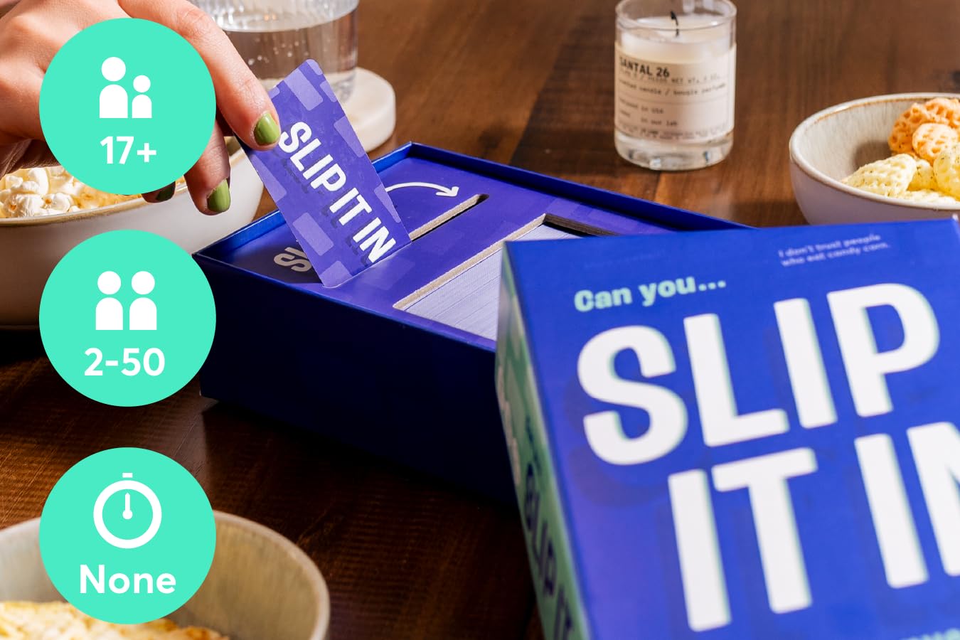 Gray Matters Games Slip It In - Party Card Game for Adults (SLIP2024) 5