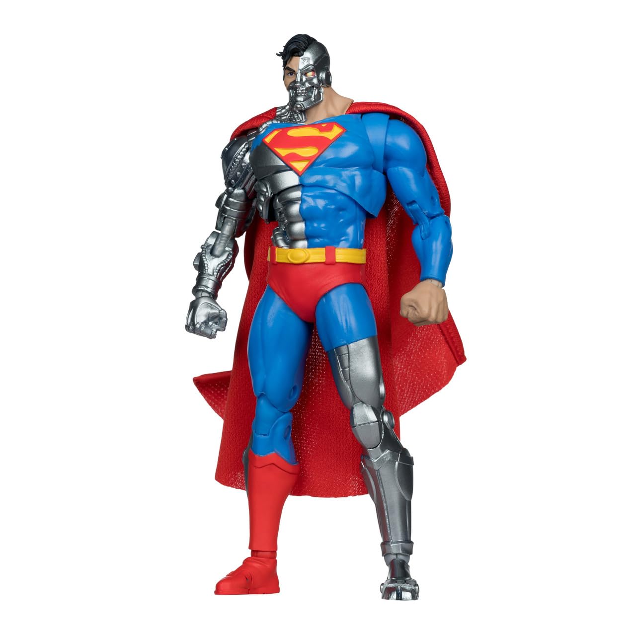 McFarlane DC Multiverse Cyborg Superman Action Figure - 7in Scale, Multicolor, Ages 168+ 3