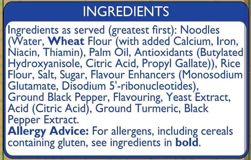 Batchelors Super Noodles Chinese Salt & Pepper Chicken Flavour Instant Snack 7