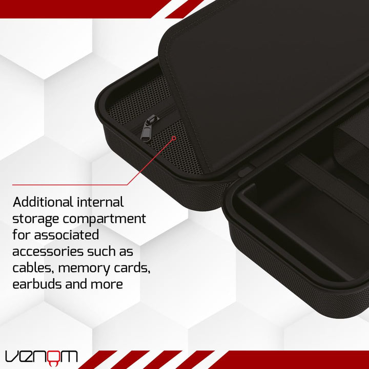 Venom Handheld PC Storage Case – Compatible with Steam Deck, ASUS ROG Ally, Logitech G Cloud, MSI Claw, Lenovo Legion Go