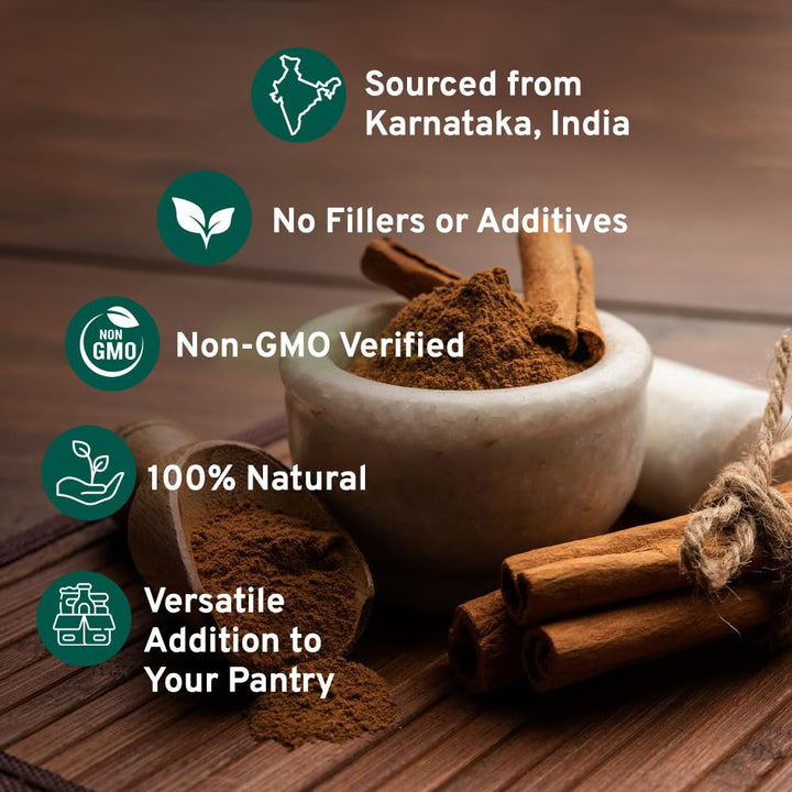 HANDPICK - Cinnamon Powder (200g/7oz) Non-GMO & Raw Ground Cinnamon in Resealable Pouch