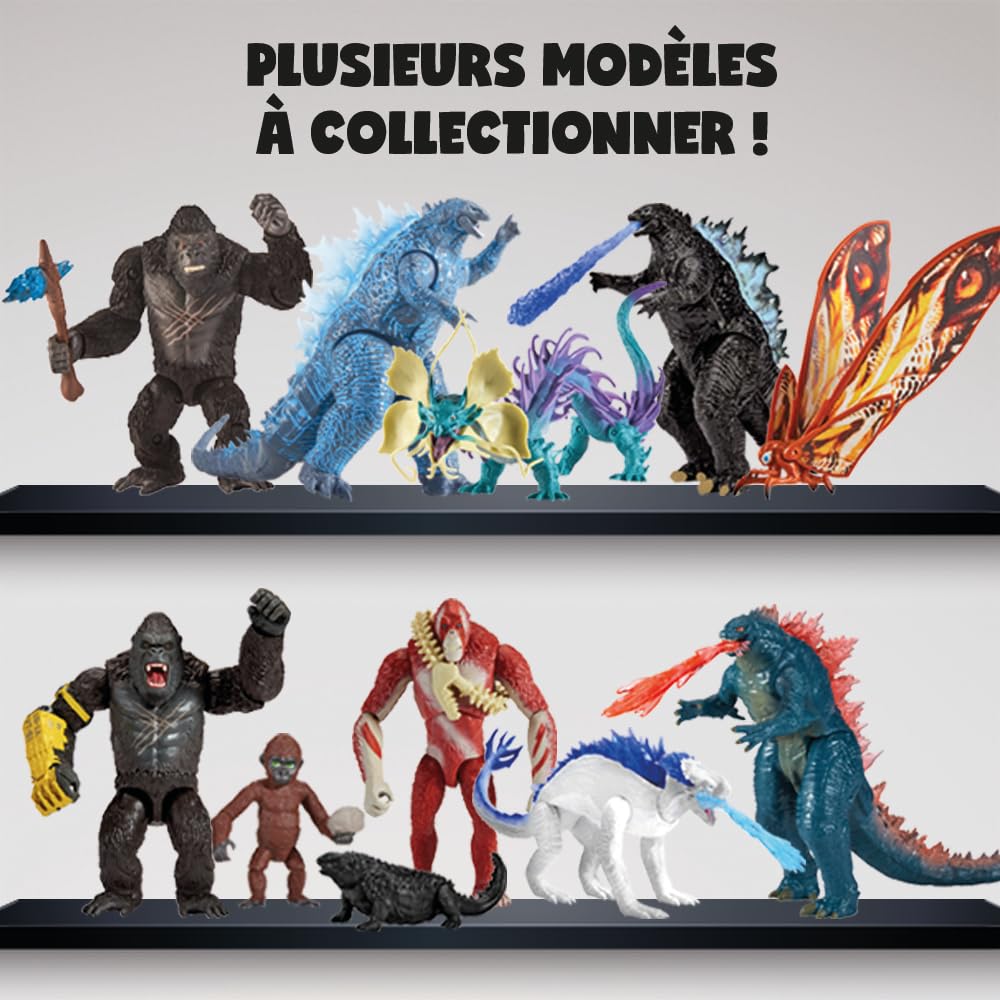 MonsterVerse Shimo Action Figure Toy - 6-Inch, Frost Bite Feature | Ages 4+ 8