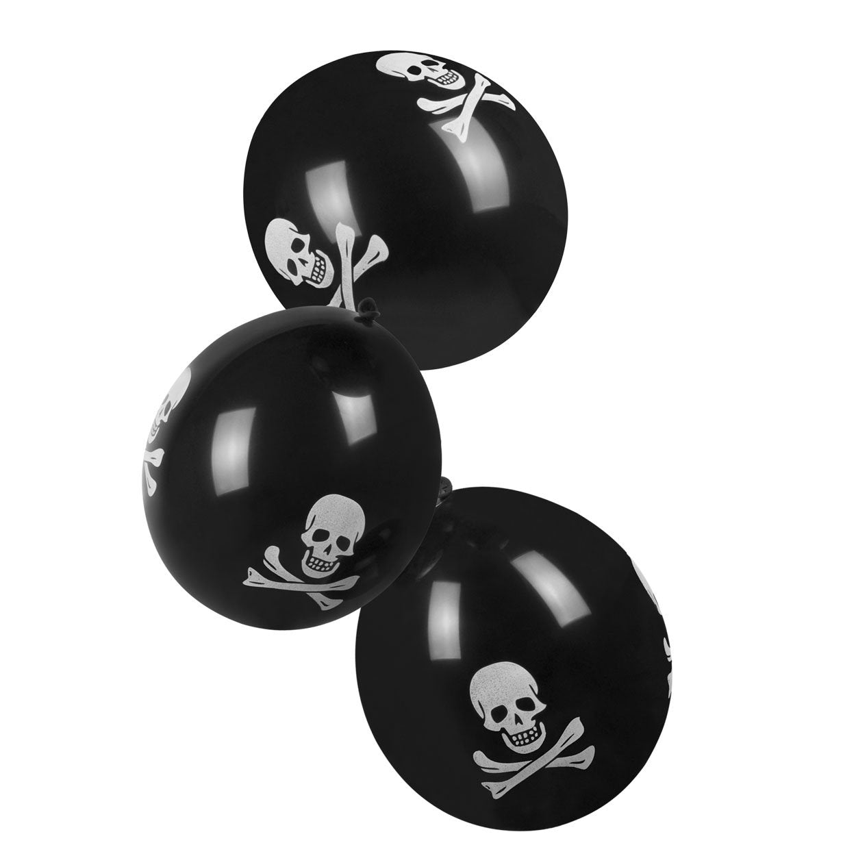 Pirate Skull & Crossbones Balloons - 15Pk Latex Party Decorations for Halloween & Birthday 5