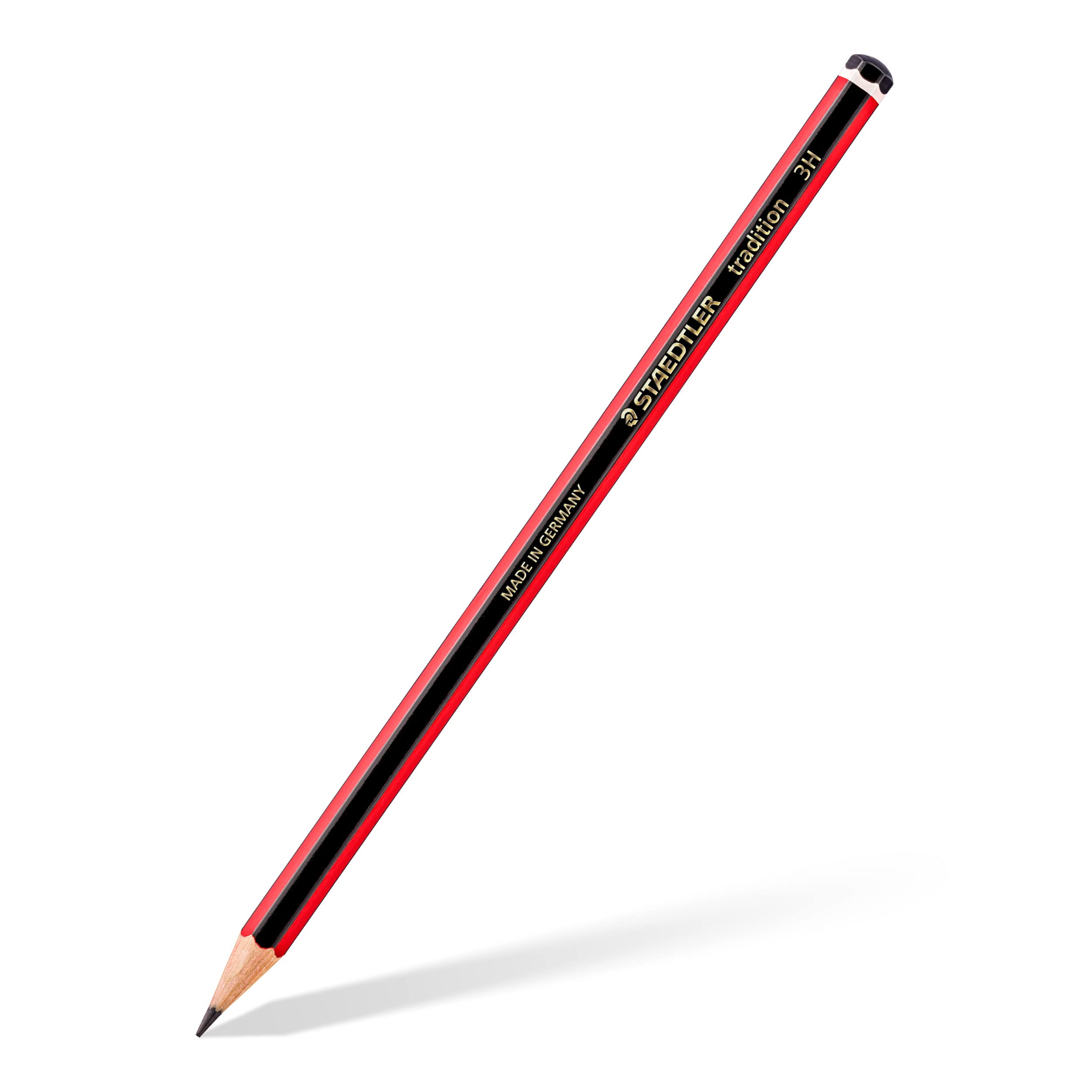 STAEDTLER 110-3H Tradition Graphite Pencil - 3H Hardness | Box of 12 | 2mm Lead 2