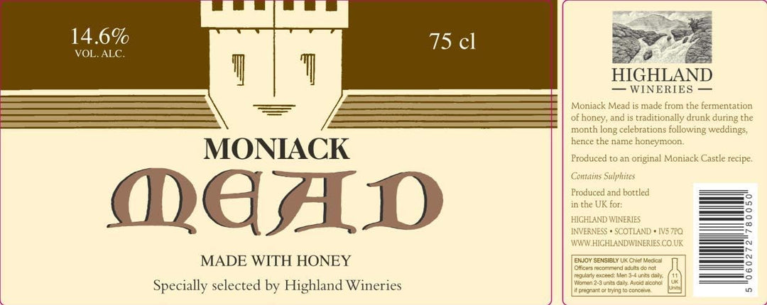 Moniack Mead Honey Wine, 750 ml – Smooth & Warming Mead with Caramel and Floral Notes