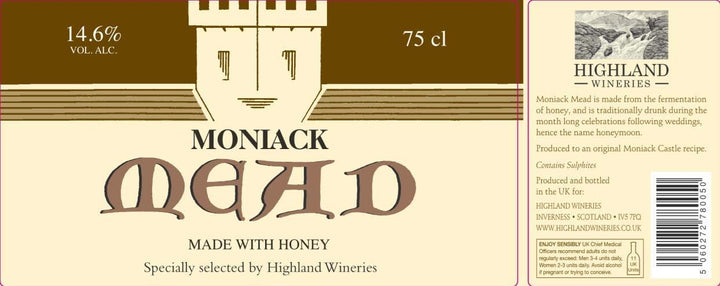 Moniack Mead Honey Wine, 750 ml – Smooth & Warming Mead with Caramel and Floral Notes