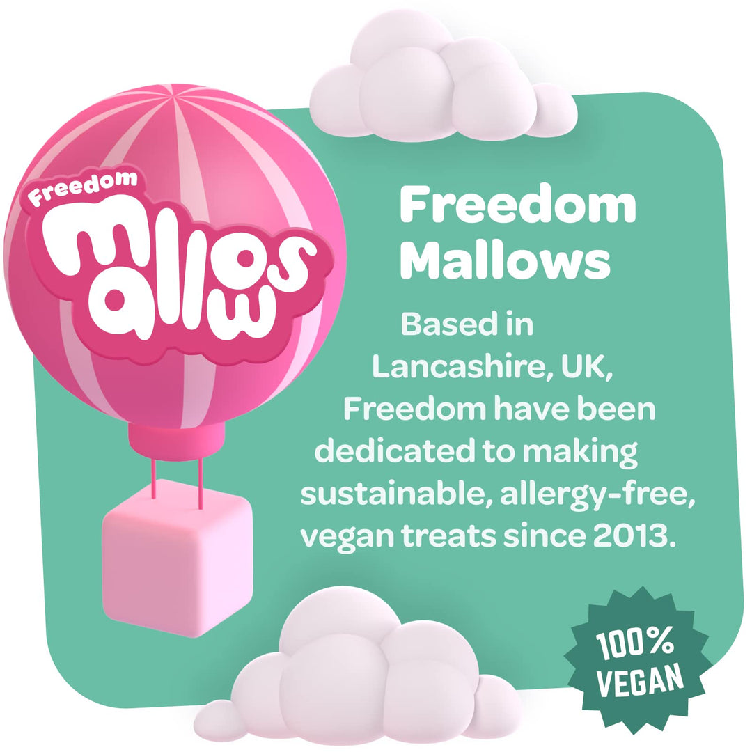 Freedom Confectionery - Vanilla Mini Pink & White Marshmallows 1kg Bag