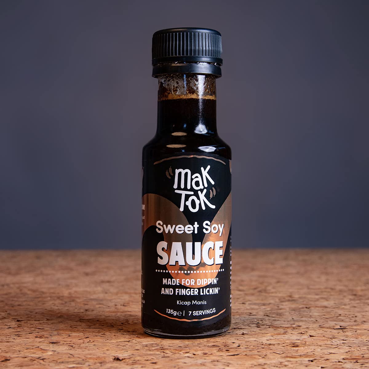 Mak Tok Authentic Malaysian Kicap Manis Sweet Soy Sauce - Naturally Fermented, Made in the UK | 135g