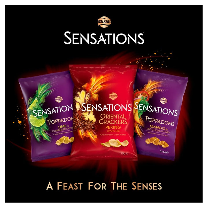 Sensations Lime and Coriander Chutney Sharing Poppadoms, 82.5g