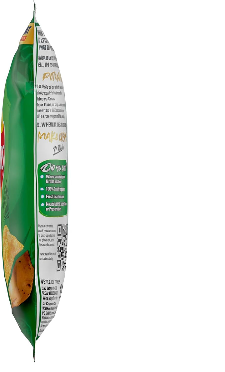 Walkers Salt & Vinegar Crisps 32.5g (Case of 32)