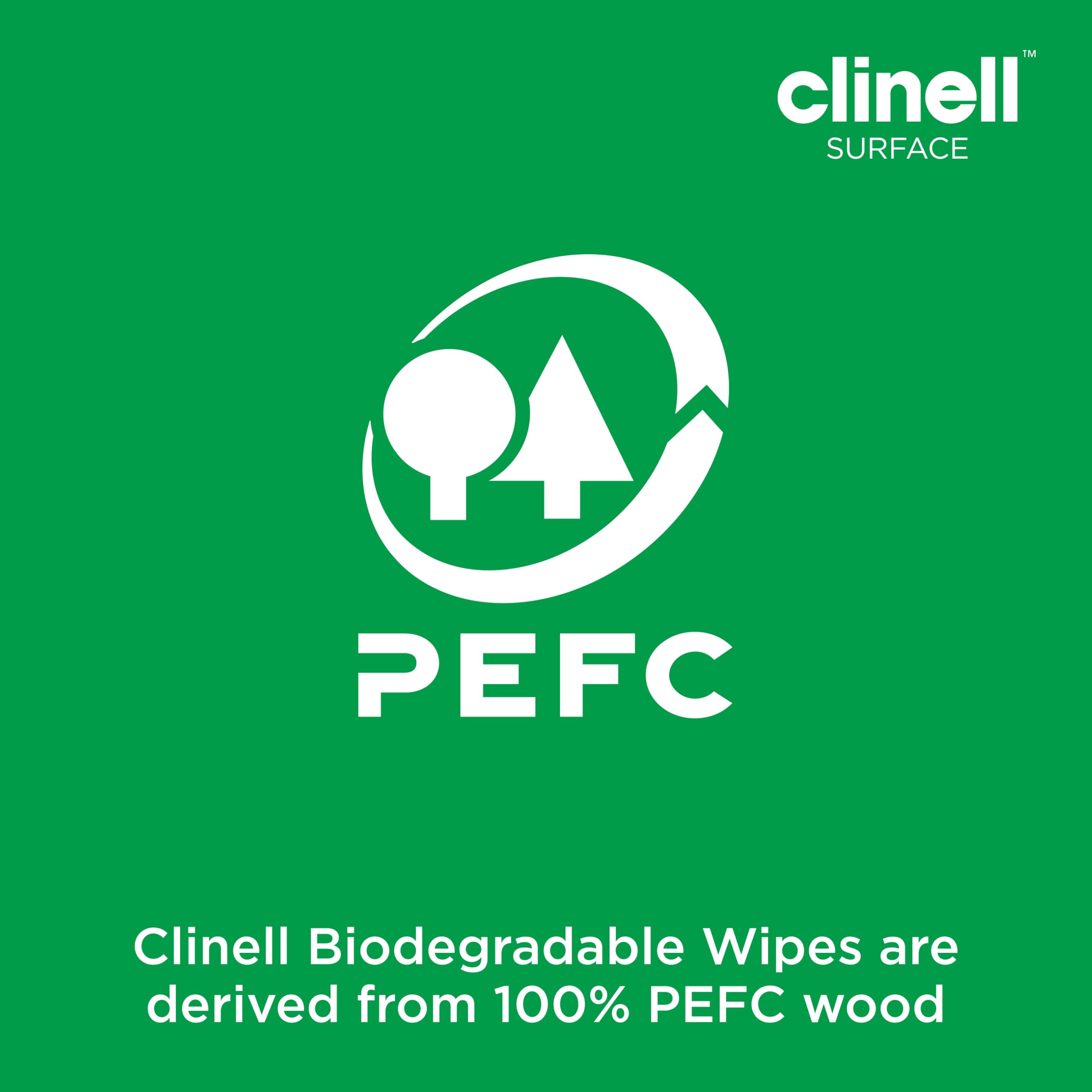 Clinell Universal Biodegradable Disinfectant Wipes - 140 Count Pack | Kills 99.99% Germs 7