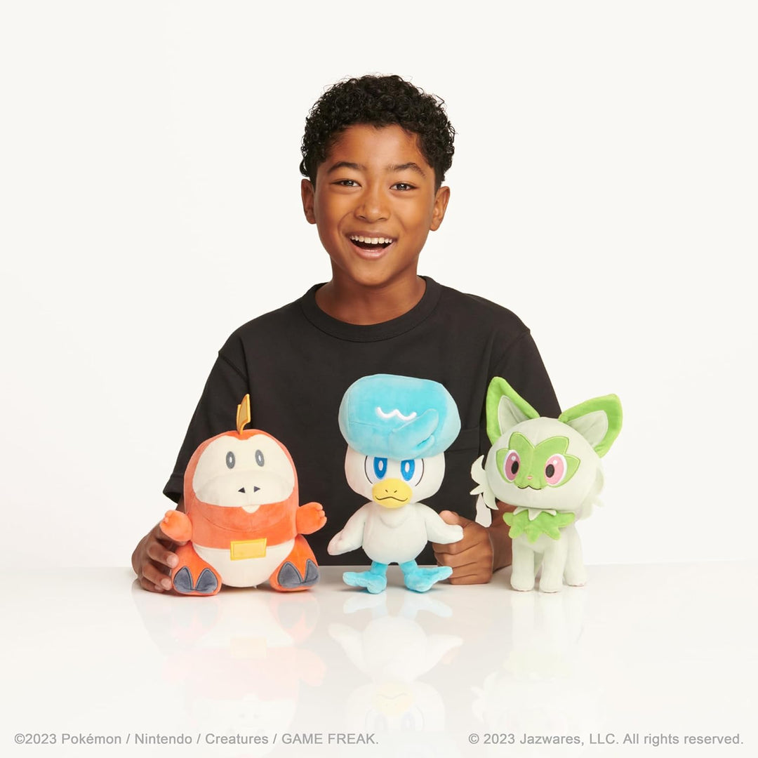 Pokémon Quaxly Plush - 8-Inch Pokemon Plush with Authentic Details