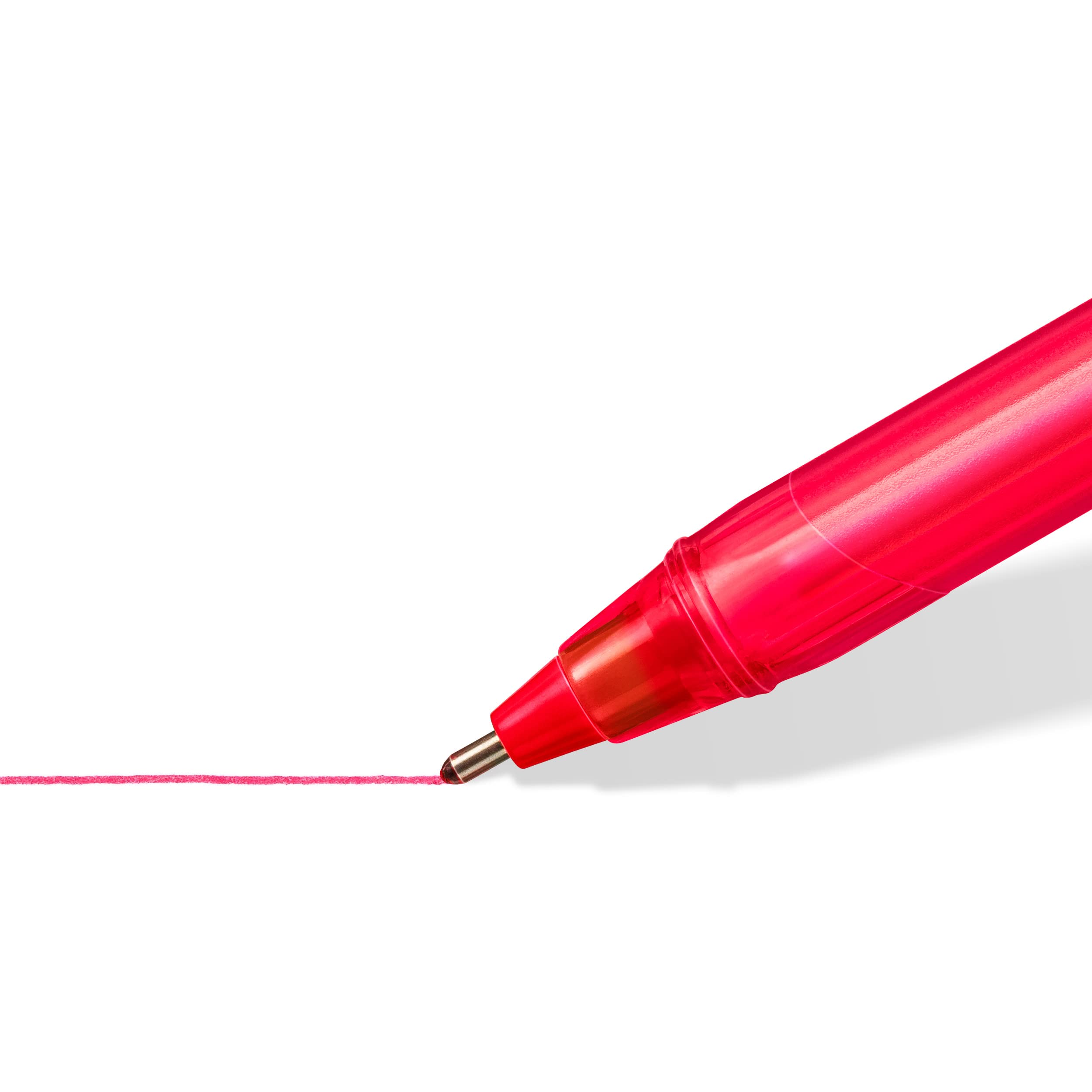 STAEDTLER 4320 MC10 Stick Ballpoint Pen - Triangular Barrel, 1.0mm Medium Line, Pack of 10 Assorted Colours 3