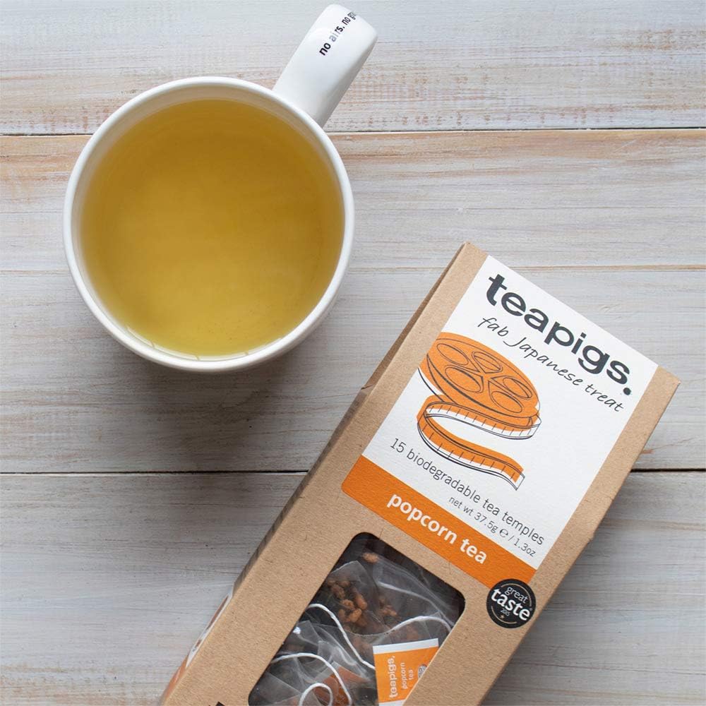 Teapigs Popcorn Tea Bags Made With Whole Leaves - 15 Tea Bags