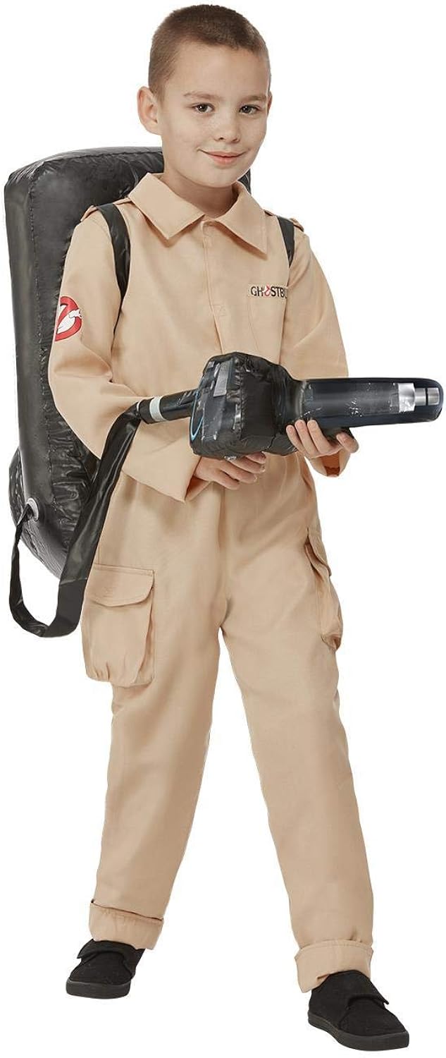 Smiffys Ghostbusters Classic Jumpsuit Costume with Inflatable Backpack (52569S)