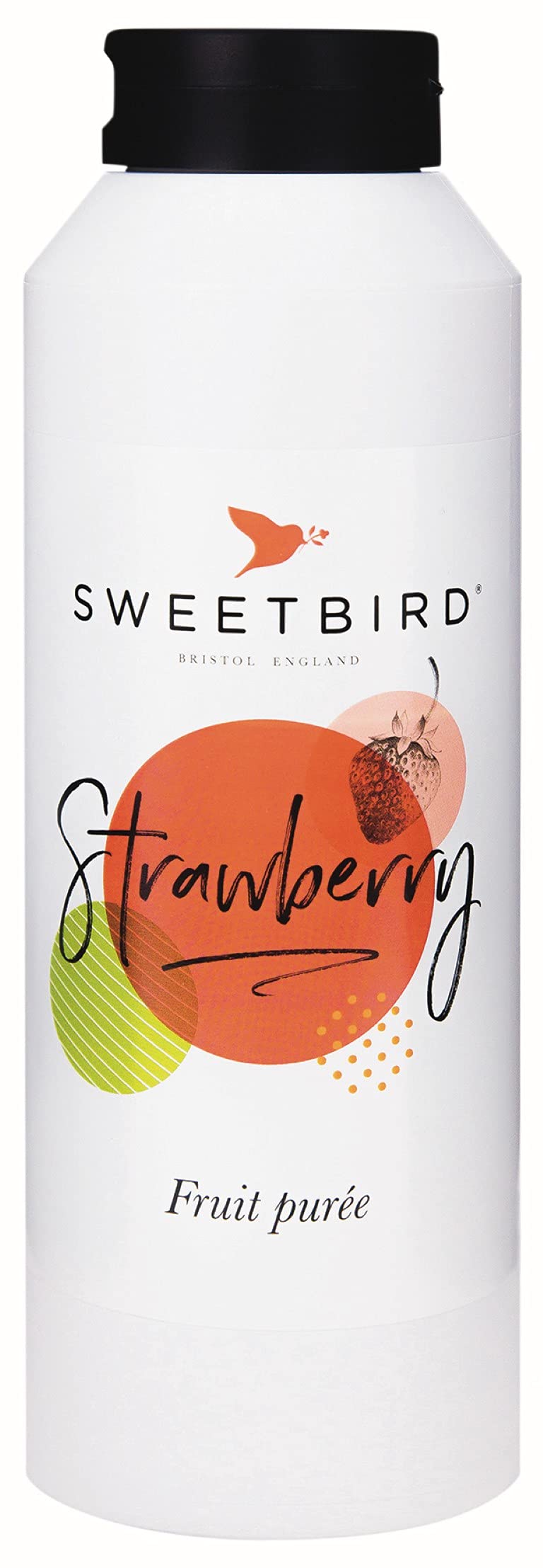 Sweetbird Strawberry Purée - 1 Litre | Vegan Friendly | Made in France 1
