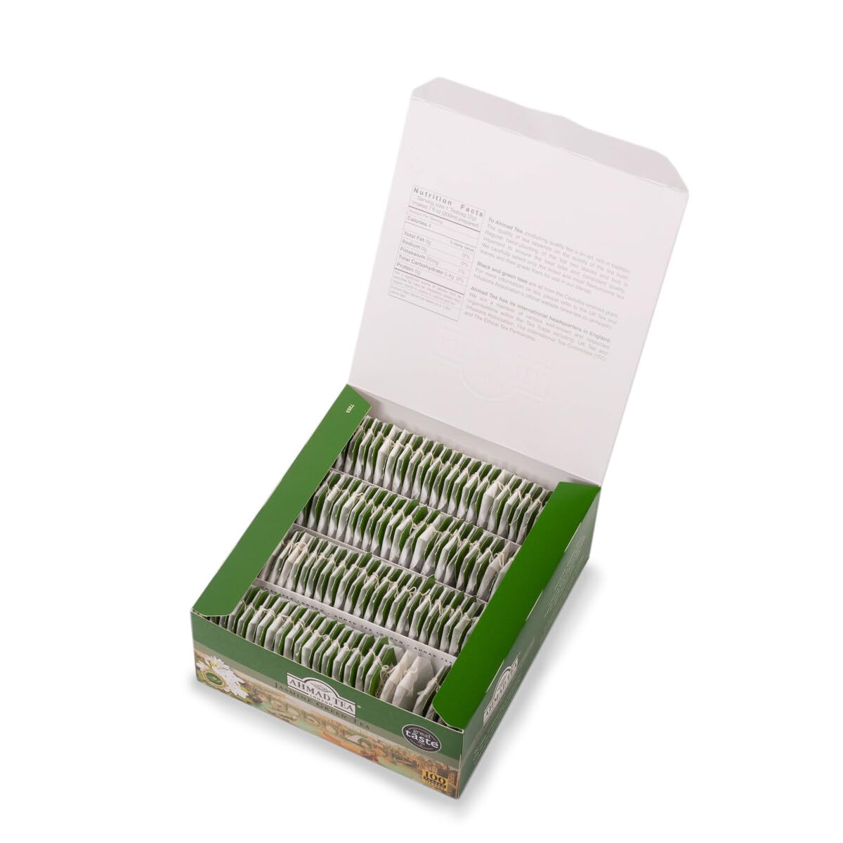 Ahmad Tea Jasmine Green Tea - Aromatic Floral Blend | 100 Teabags | Promotes Relaxation 2
