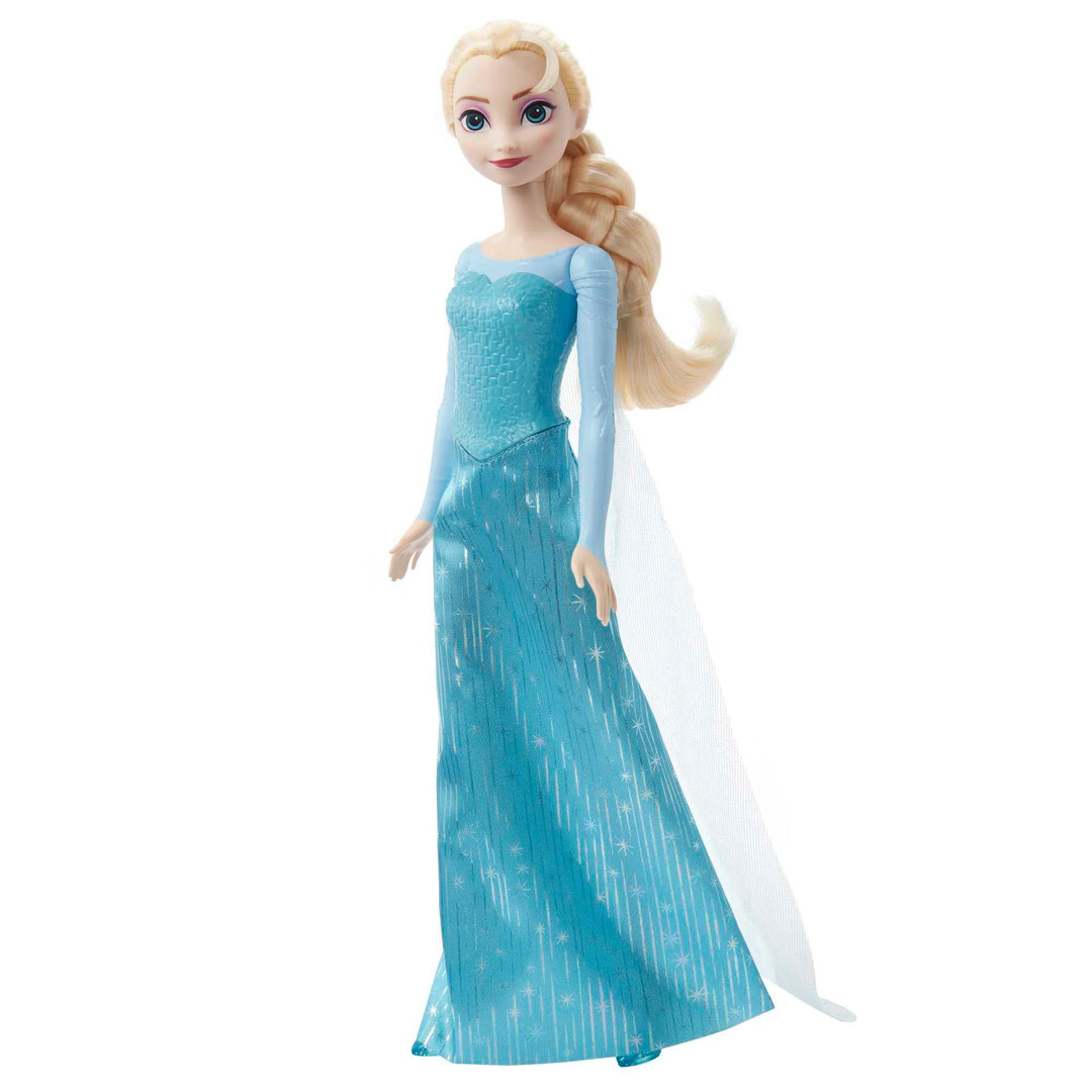 Mattel Disney Princess Elsa Posable Fashion Doll with Signature Outfit & Accessories - Inspired by Frozen Movie