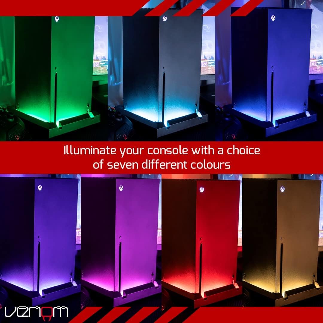 Venom Multi-Colour LED Light-Up Stand for Xbox Series X