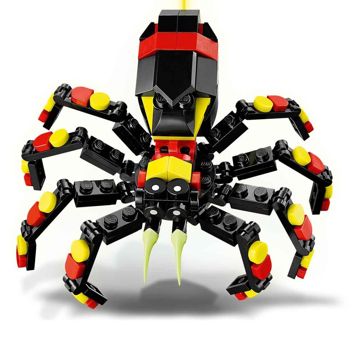 LEGO Creator 3in1 Wild Animals: Surprising Spider Toy - 153-Piece Building Set for Ages 7+ 2