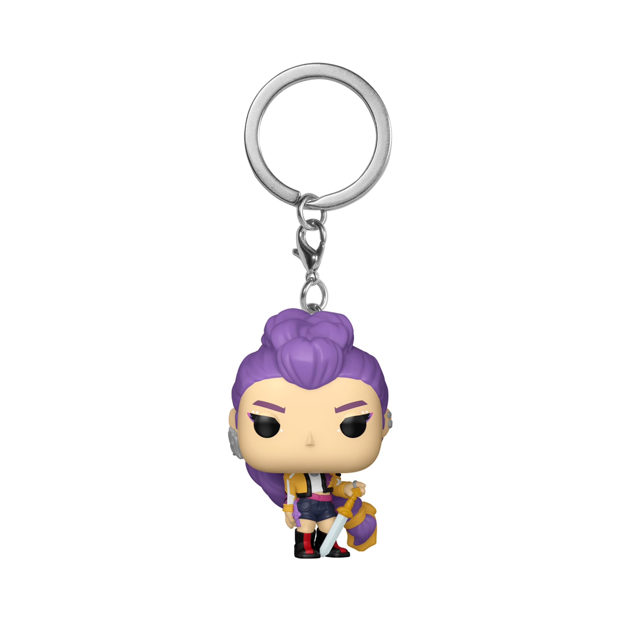 Funko POP! Keychain: KPOP Demon Hunters - Rumi Vinyl Figure | Multicolor | 4.63-inch 1