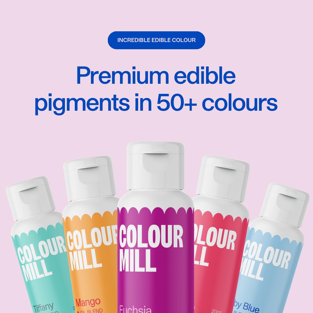 Colour Mill Oil Blend Food Colouring Lime - 20ml Squeeze Bottle 6