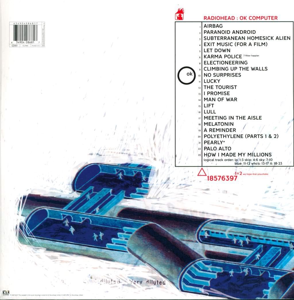 Radiohead - OK Computer OKNOTOK 1997 2017 Vinyl 3