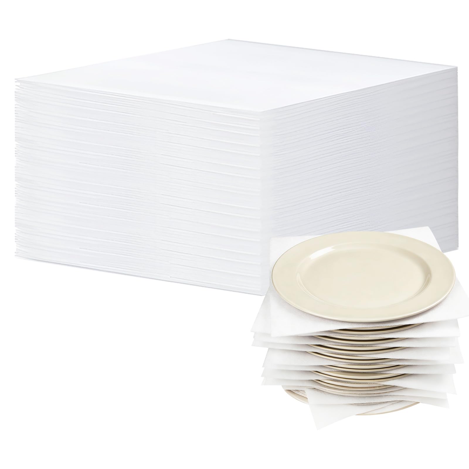 ASelected Cushion Foam Sheets - 50 Count Pre-Cut Wrap Protection | 12' x 12' | White