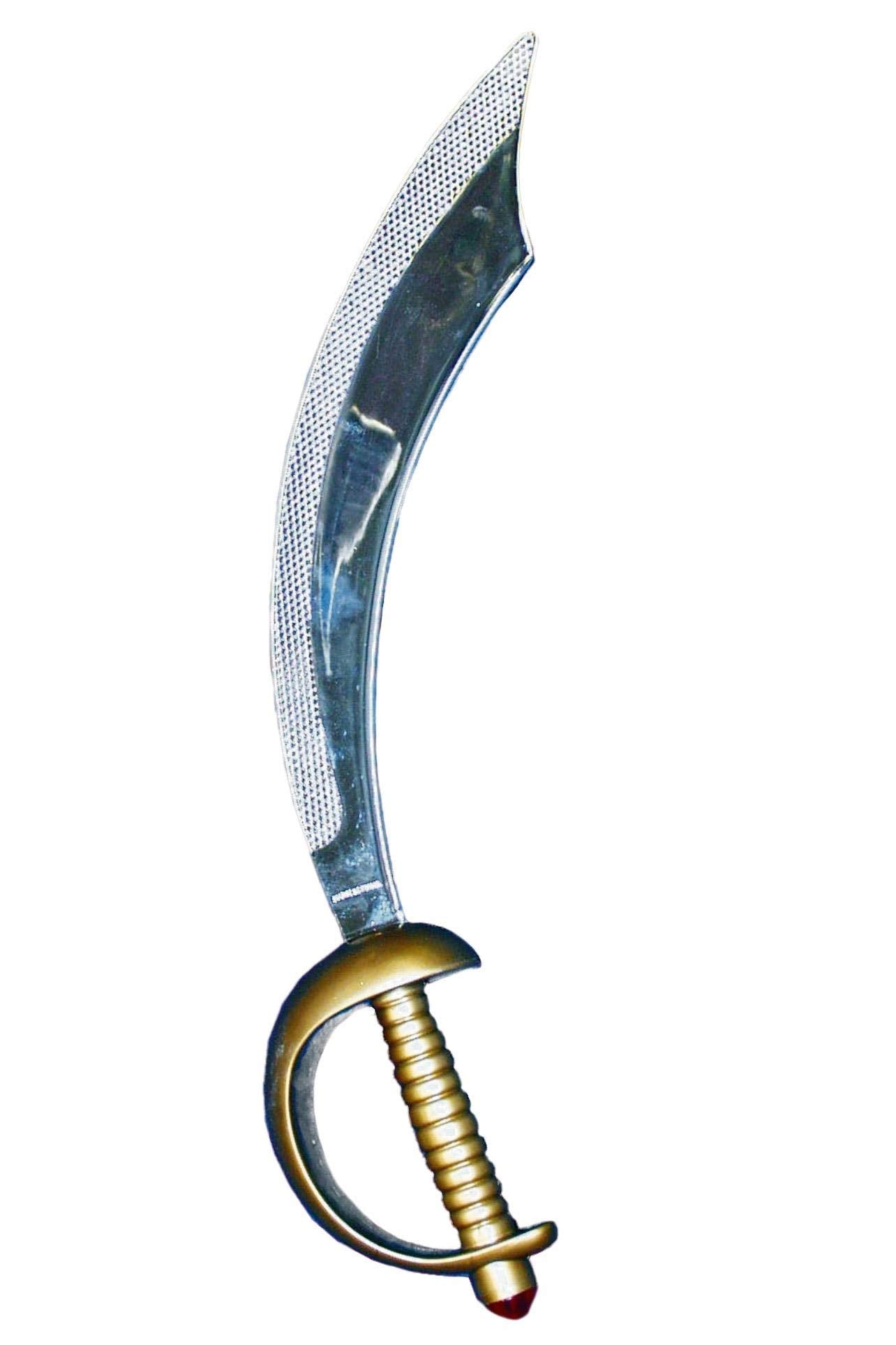 Smiffys Pirate Eyepatch and Silver Cutlass Sword 3