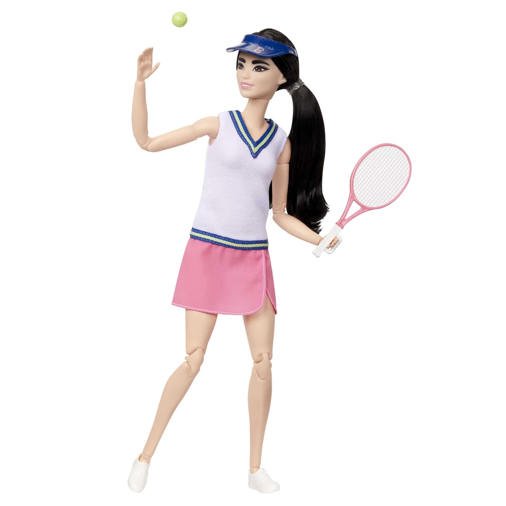 Barbie Career Tennis Player Doll with Racket & Ball - 22-Joint Articulated Playset for Kids 9