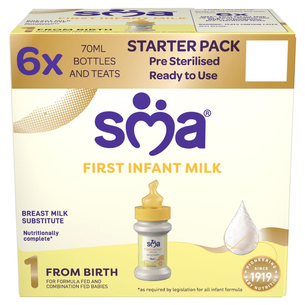 SMA PRO First Infant Babymilch-Starterpaket, trinkfertig, ab Geburt (6 x 70 ml) 4
